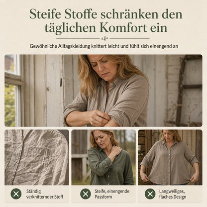 🛍️✨Leger geschnittenes kariertes Langarmhemd in Übergröße, Sonnenschutz-Oberbekleidung für Frühling und Herbst