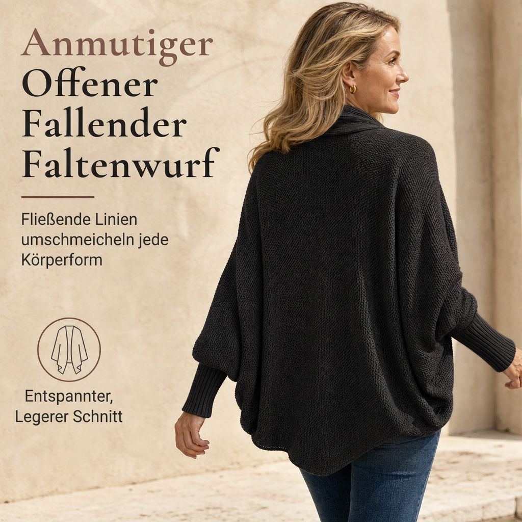 ✨💕 Damen-Pullover aus Grobstrick mit Rollkragen – Oversize-Silhouette, weiche Haptik & lässige Eleganz 🧶