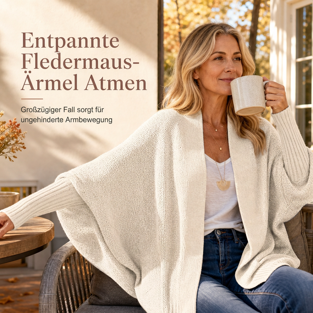 ✨💕 Damen-Pullover aus Grobstrick mit Rollkragen – Oversize-Silhouette, weiche Haptik & lässige Eleganz 🧶