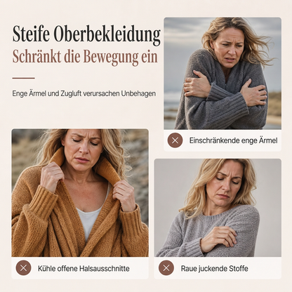 ✨💕 Damen-Pullover aus Grobstrick mit Rollkragen – Oversize-Silhouette, weiche Haptik & lässige Eleganz 🧶