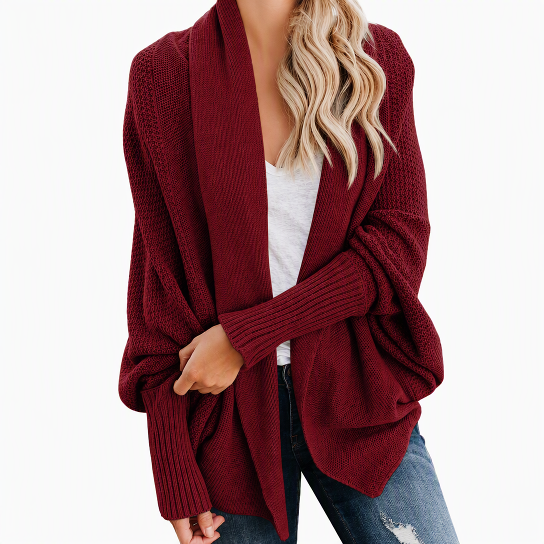 ✨💕 Damen-Pullover aus Grobstrick mit Rollkragen – Oversize-Silhouette, weiche Haptik & lässige Eleganz 🧶