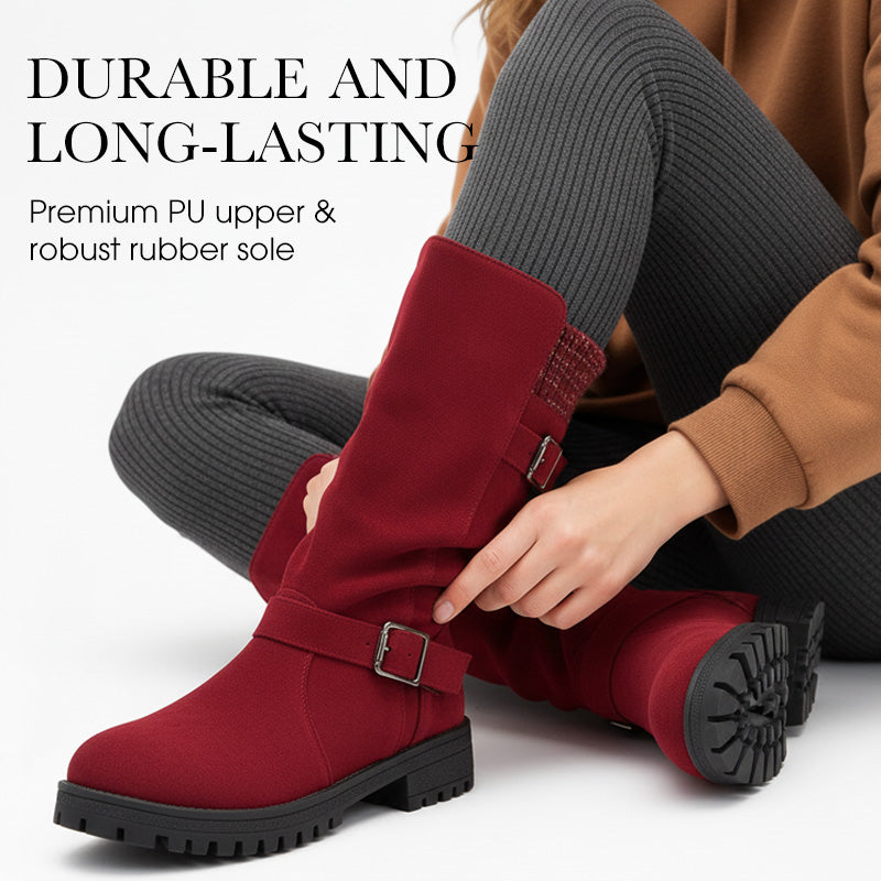 🎉💖Über 28.000 Mal verkauft!🍂👢Herbstliche lässige Damen-Stiefel in Wadenhöhe