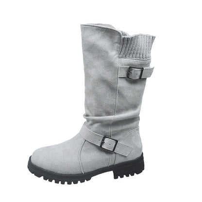 🎉💖Über 28.000 Mal verkauft!🍂👢Herbstliche lässige Damen-Stiefel in Wadenhöhe