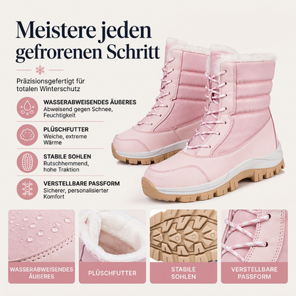 🔥 50% RABATT ❄️ Wasserdichte, plüschgefütterte Schnee-Stiefeletten für Damen – wadenhoch