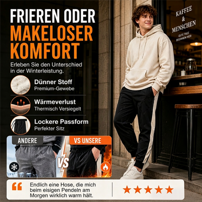 ⏳ Letzter Tag: 50%Rabatt🔥🔥 Herren winddichte thermische Hose mit elastischen Bündchen