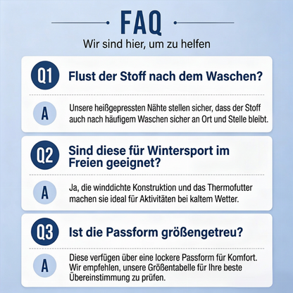 ⏳ Letzter Tag: 50%Rabatt🔥🔥 Herren winddichte thermische Hose mit elastischen Bündchen