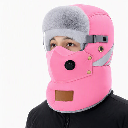 📦 Täglich 500+ Pakete versendet! Winddichter winterlicher Wärme-Trapperhut mit integrierter Gesichtsmaske