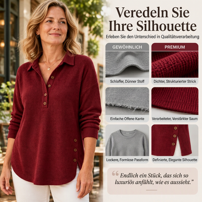 💋Genießen Sie eine 30-tägige problemlose Rückgaberichtlinie!✅️Damen-Langarmoberteil aus Waffelstrick