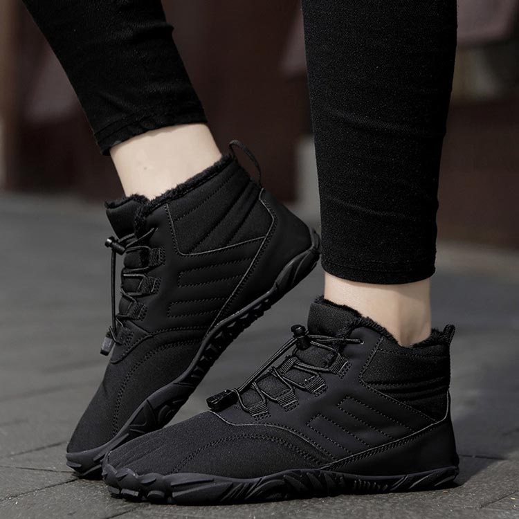 Tolles Geschenk! Wasserdichte, verdickte, plüschgefütterte Wanderschuhe🔥Kostenloser Versand