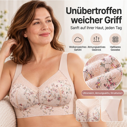 💥Jetzt im Trend!💥 Damen nahtloser BHs mit Blumenspitze und Stützkraft