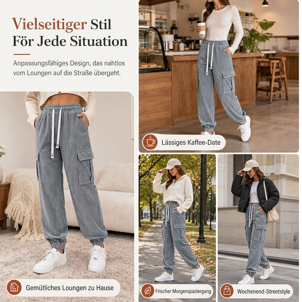 📢🎉50%Rabatt!!!🛍️✨Freizeit-Jogginghose aus Cord für Damen