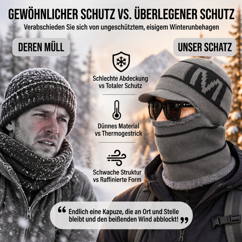🎁Von Kunden empfohlen! 50% Rabatt!🎁 Warme Winter-Strickmütze für Herren