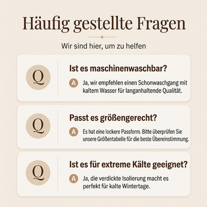 Gemütliche Damen-Winterjacke mit Kapuze