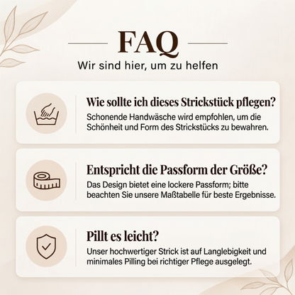 Freizeitkleid für Damen mit V-Ausschnitt und Zopfstrick