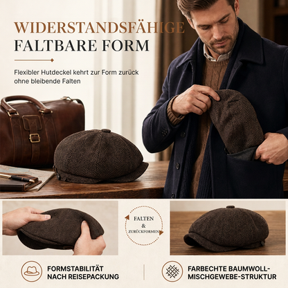 🧢Britischer Vintage-Stil, klassische Form – Unisex Newsboy-Kappe mit britischem Erbe ✨