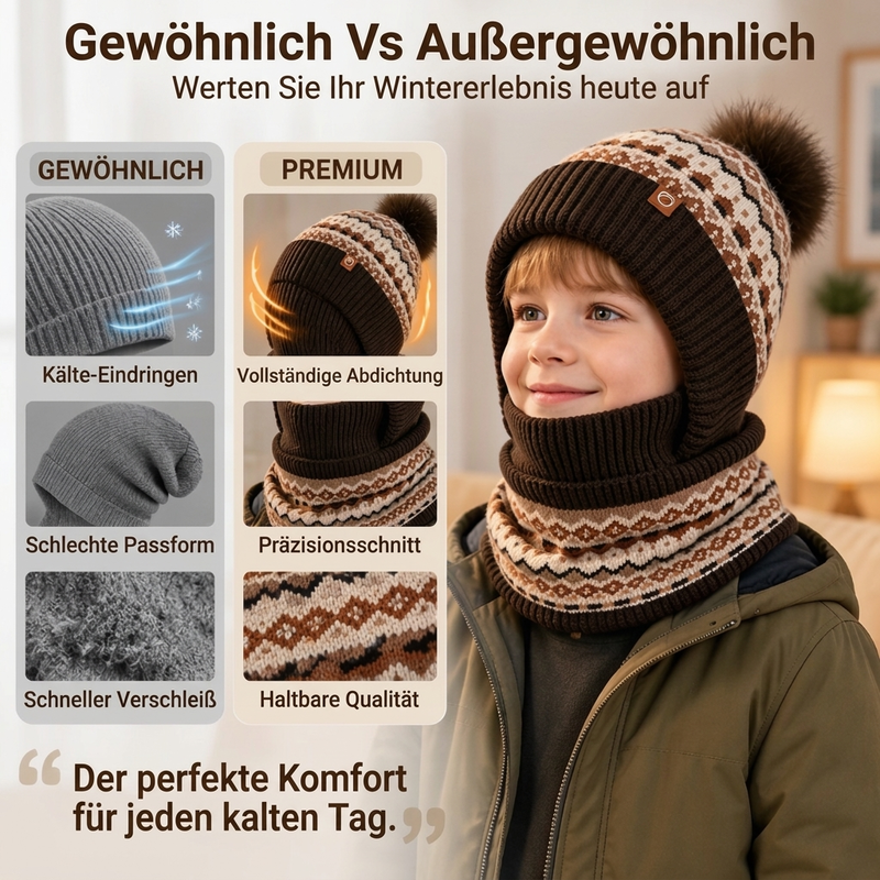 Winddichte wärmende Kinder-Wintersturmhaube