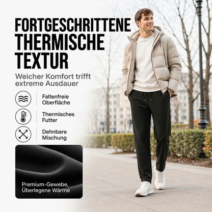 📢📢50%Rabatt!!!🎉✨Herren konisch zulaufende Hose mit dicker, warmer Fütterung
