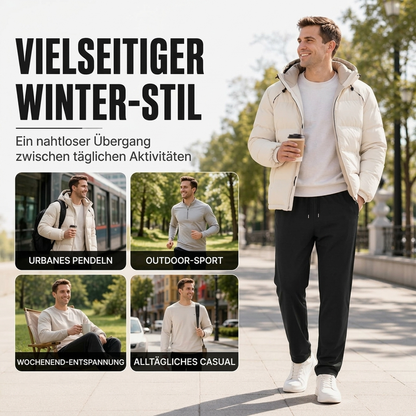 📢📢50%Rabatt!!!🎉✨Herren konisch zulaufende Hose mit dicker, warmer Fütterung