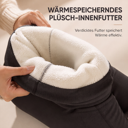 🧘‍♀️ Hohe Taille & Wärme, Winterkomfort – Hochtaillierte Thermo-Yogahosen für Damen