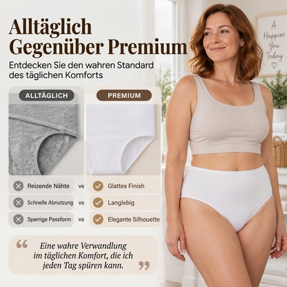 🩲 Damen-Slips mit hoher Taille (💥 5er-Pack) | Dehnbares Material, atmungsaktiv & bequem ✨