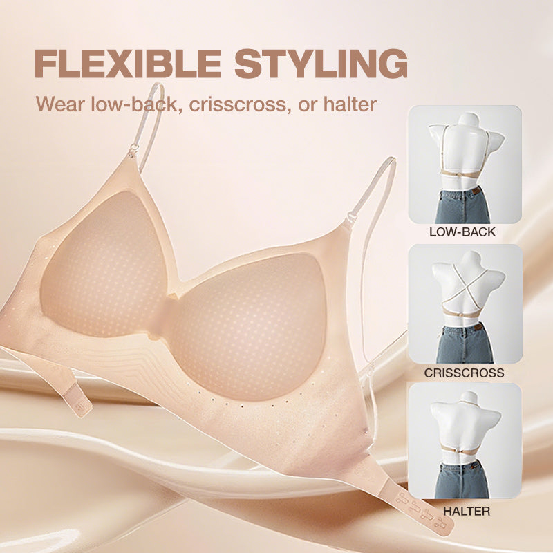 💞Nahtloser, unsichtbarer BH mit tiefem V-Ausschnitt und tiefem Rücken für rückenfreie Outfits – Cup A/B/C