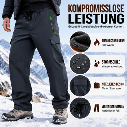 🎉Top Angebot! Jetzt kaufen!🎉 Herren Cargohose mit weichem Futter, wasserdicht