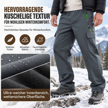 🎉Top Angebot! Jetzt kaufen!🎉 Herren Cargohose mit weichem Futter, wasserdicht