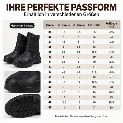 💥Jetzt stark nachgefragt! Nur wenig übrig!💥 Unisex wasserdichte Schneestiefel mit Plüschfutter