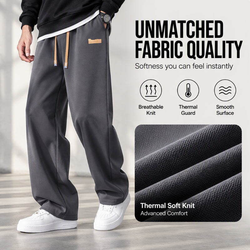 Herren-Winterhose mit Thermofutter und geradem Bein