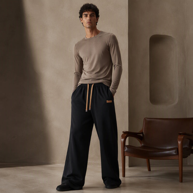 Herren-Winterhose mit Thermofutter und geradem Bein