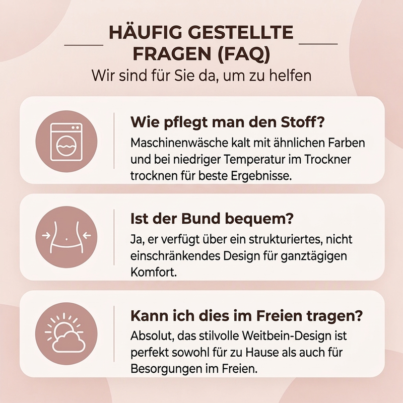 Damen Doppelwandige Plüsch Streifen Weitbeinhosen
