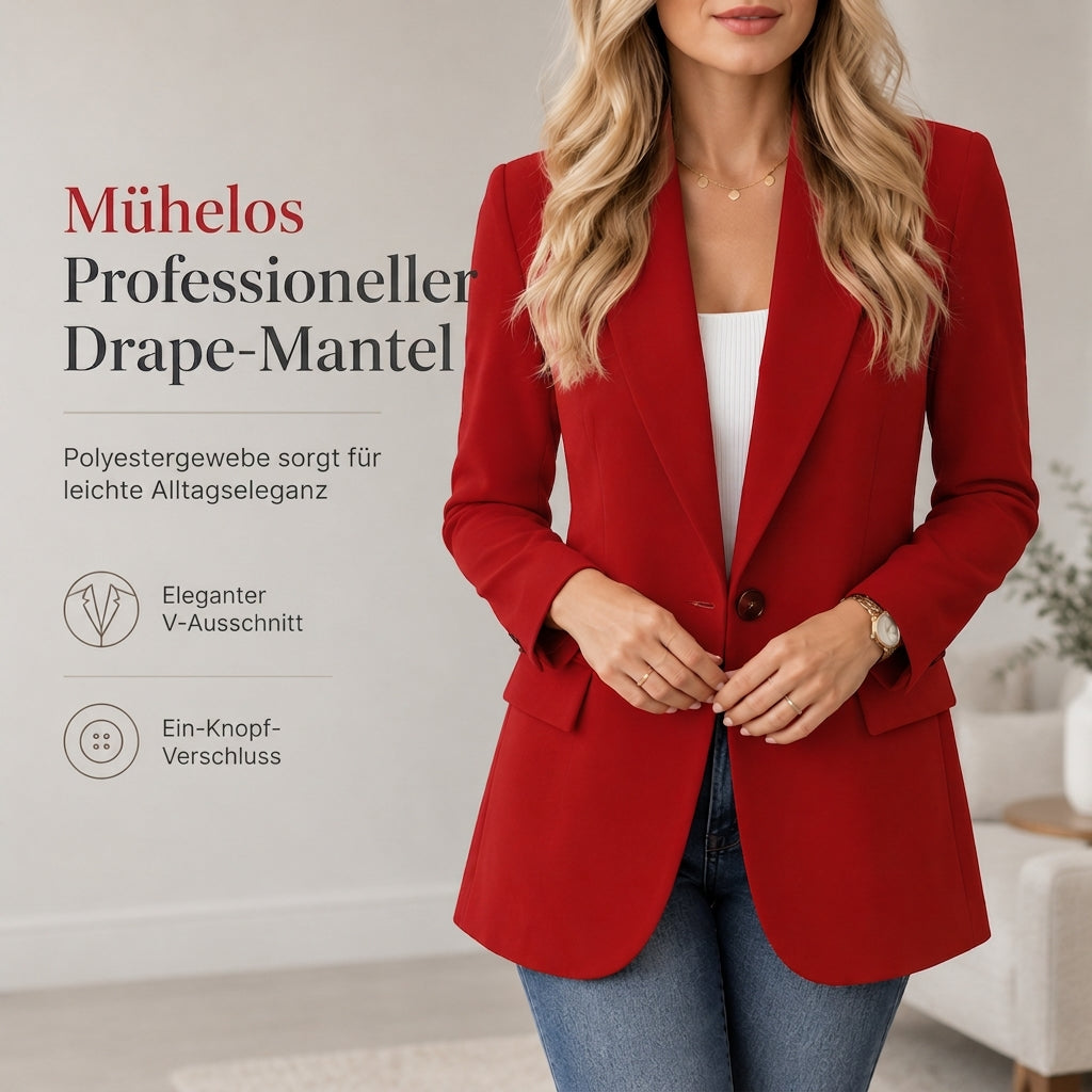 🌟Bestseller reduziert! Nur diese Woche!🌟 Damen Freizeit Blazer Jacke Offener Front