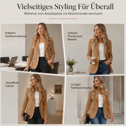 🌟Bestseller reduziert! Nur diese Woche!🌟 Damen Freizeit Blazer Jacke Offener Front