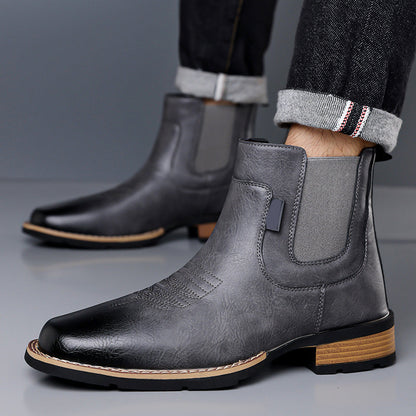 Vintage-Chelsea-Stiefel zum Hineinschlüpfen für Herren