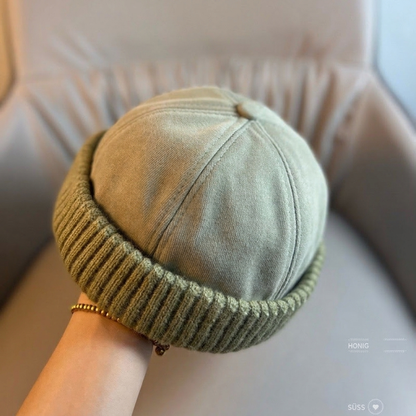 🔥🧢Bestseller | Warm & bequem, Herbst- & Winteralltag – Unisex Warme Strick Mütze ohne Schirm