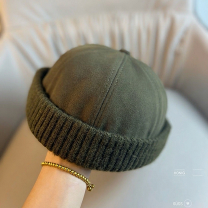 🔥🧢Bestseller | Warm & bequem, Herbst- & Winteralltag – Unisex Warme Strick Mütze ohne Schirm