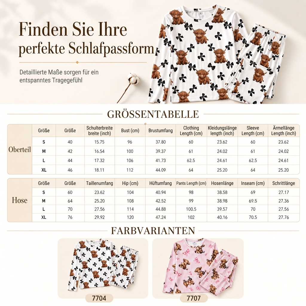 📢🎉50%Rabatt!!!🛍️✨Damen Pyjama-Set aus weicher Milchseide, langärmliges Oberteil und lange Hose, legere Loungekleidung