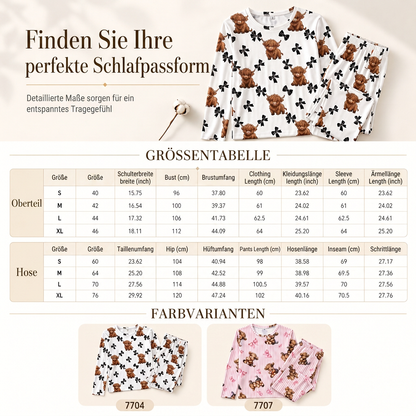 📢🎉50%Rabatt!!!🛍️✨Damen Pyjama-Set aus weicher Milchseide, langärmliges Oberteil und lange Hose, legere Loungekleidung