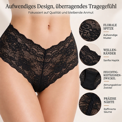 🔥👙Bestseller | Feine Blumen-Spitze, elegante Ausstrahlung – Elegante Damen-Slips mit Blumen-Spitze