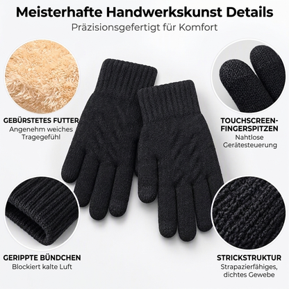 🚀Neu! 50% Rabatt!🚀 Unisex Winter Warme Gestrickte Touchscreen-Handschuhe