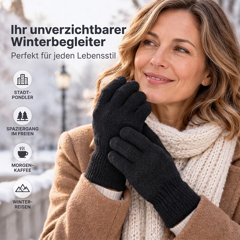 🚀Neu! 50% Rabatt!🚀 Unisex Winter Warme Gestrickte Touchscreen-Handschuhe