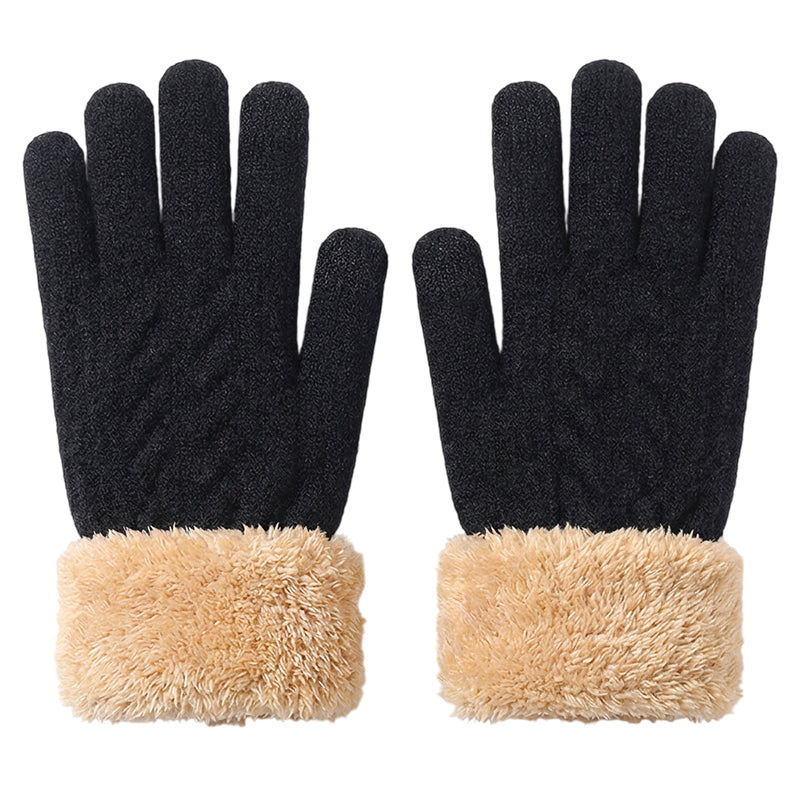 🚀Neu! 50% Rabatt!🚀 Unisex Winter Warme Gestrickte Touchscreen-Handschuhe