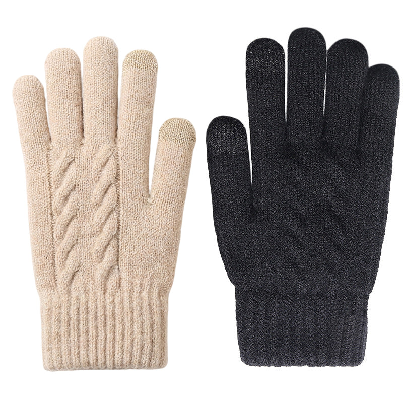 🚀Neu! 50% Rabatt!🚀 Unisex Winter Warme Gestrickte Touchscreen-Handschuhe