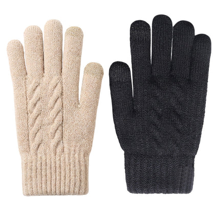 🚀Neu! 50% Rabatt!🚀 Unisex Winter Warme Gestrickte Touchscreen-Handschuhe