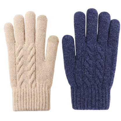 🚀Neu! 50% Rabatt!🚀 Unisex Winter Warme Gestrickte Touchscreen-Handschuhe