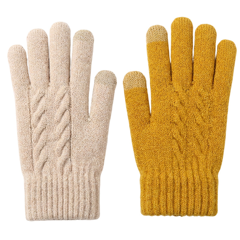 🚀Neu! 50% Rabatt!🚀 Unisex Winter Warme Gestrickte Touchscreen-Handschuhe