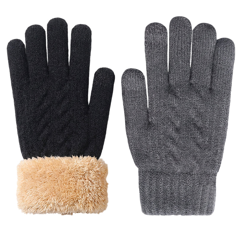 🚀Neu! 50% Rabatt!🚀 Unisex Winter Warme Gestrickte Touchscreen-Handschuhe