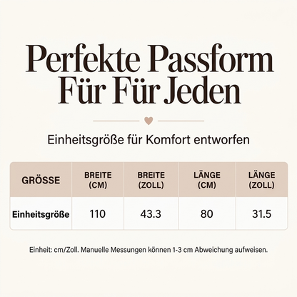 Elegantes gestricktes Poncho-Schal für Damen