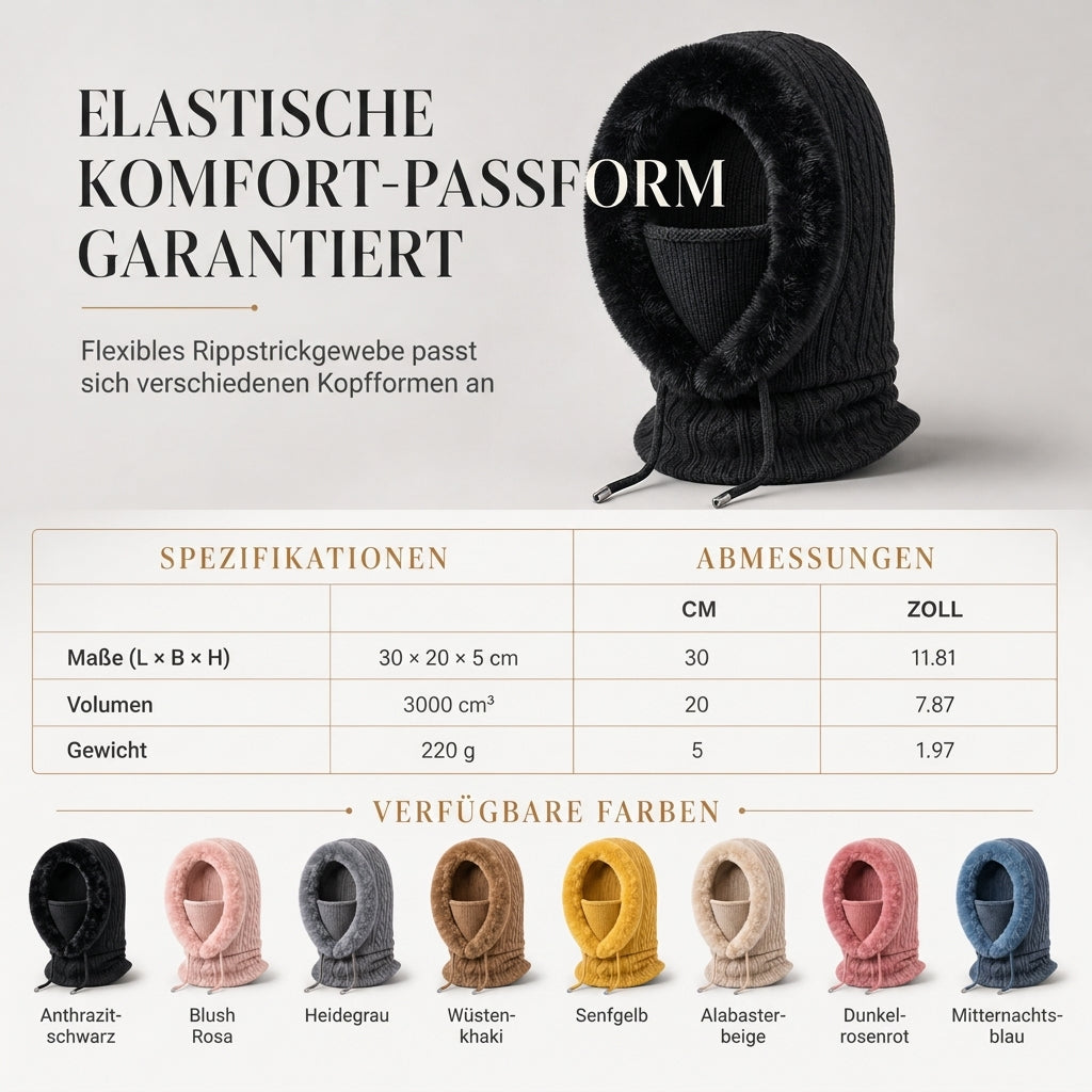 Winter Balaclava Thermo-Pullover-Kapuze